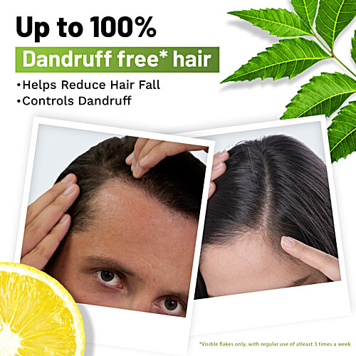 Sesa Ayurvedic Anti Dandruff Shampoo + Conditioner - Power Of Neem & Lemon, No Paraben, 500 ml