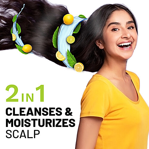 Sesa Ayurvedic Anti Dandruff Shampoo + Conditioner - Power Of Neem & Lemon, No Paraben, 500 ml