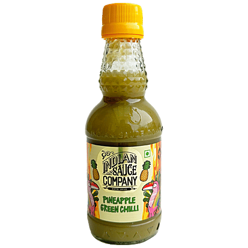 Buy INDIAN SAUCE COMPANY Pineapple Green Chilli Sauce Online at Best