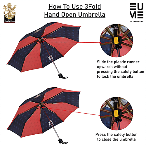 Buy Eume Official Royal Challengers Bangalore RCB 55 cm 3Fold Manual