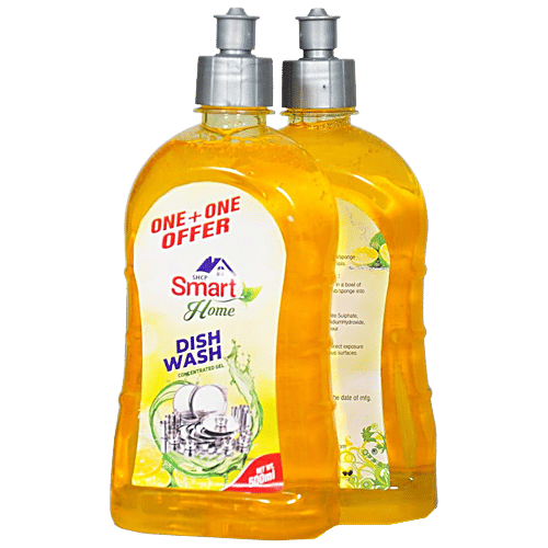 Buy Smart Home Dish Wash Concentrated Gel Liquid Online at Best Price of Rs 160 bigbasket