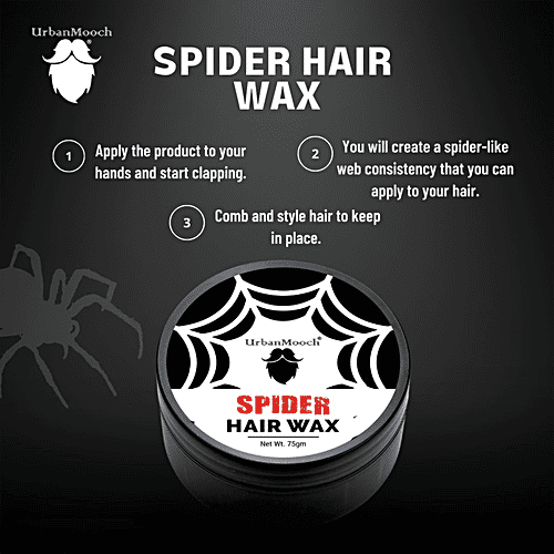 UrbanMooch Spider Hair Wax, 75 g