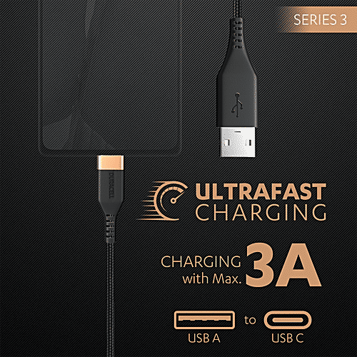Buy Duracell USBA To TypeC Sync & Charging Cable Online at Best Price