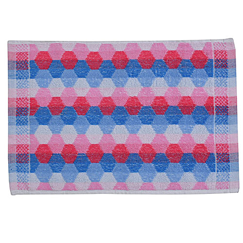 JBG Home Store Hand Towels Cotton - Abstract Pattern, Multicolour, 4 pcs