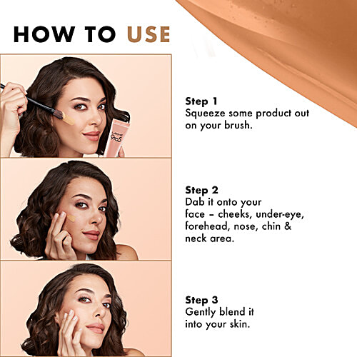 Lakme 9 To 5 Primer + Matte Foundation Mini, 15 ml C140 Cool Rose Built In Primer, Long Lasting Finish