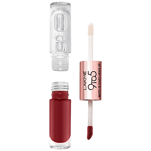 Buy Lakme 9 To 5 Matte To Glass Liquid Lip Online at Best Price of Rs