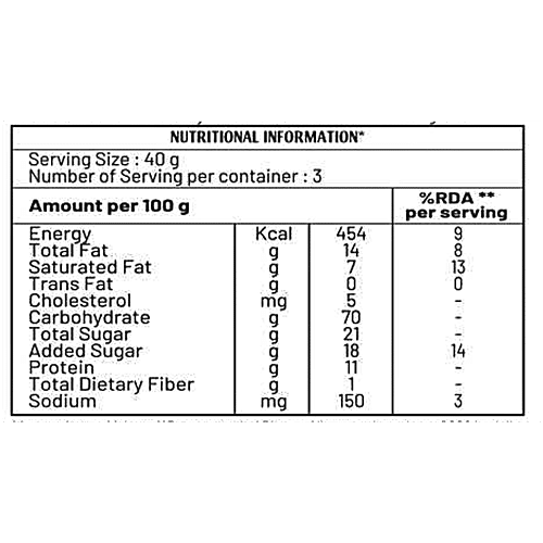 The Baker's Dozen Vanilla Cake, 40 g  Made With Butter & Vanilla