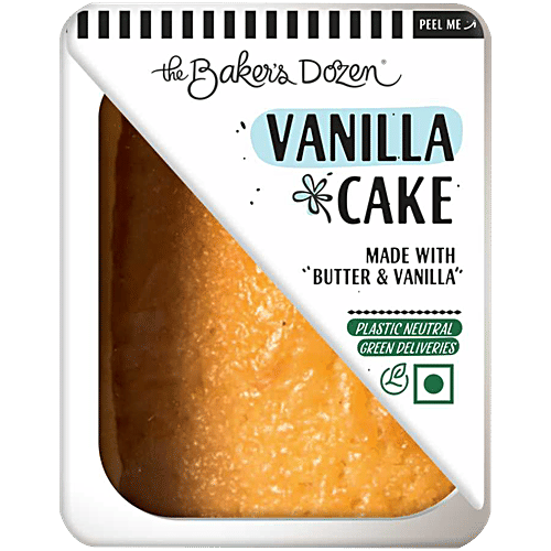 The Baker's Dozen Vanilla Cake, 40 g  Made With Butter & Vanilla