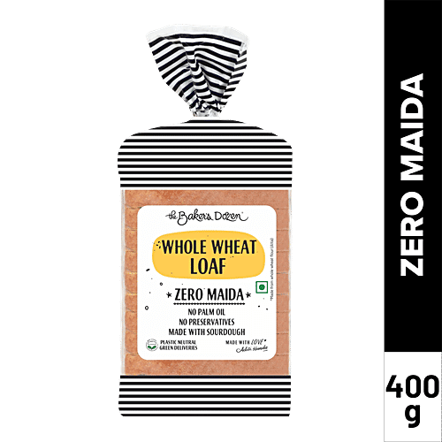 Buy The Baker's Dozen Whole Wheat Loaf Bread Online at Best Price of Rs