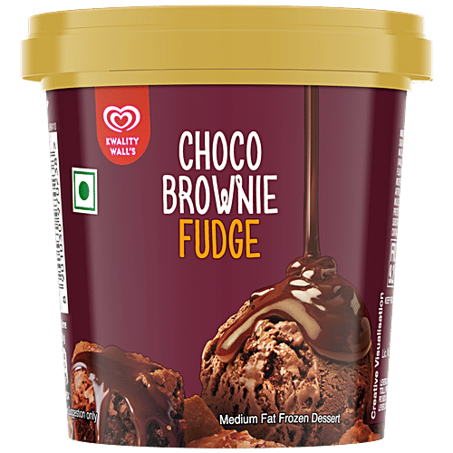 Buy kwality walls Choco Brownie Fudge Frozen Dessert Online at Best