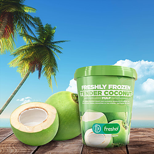 iD fresho! Tender Coconut Pulp - Frozen Dessert, 500 g Tub