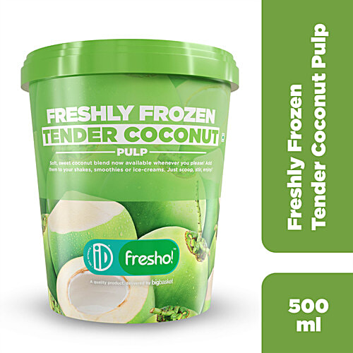 iD fresho! Tender Coconut Pulp - Frozen Dessert, 500 g Tub