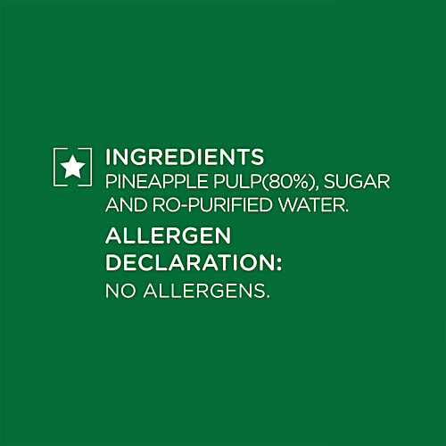 iD fresho! Pineapple Fruit Pulp - Frozen Dessert, 500 g Tub