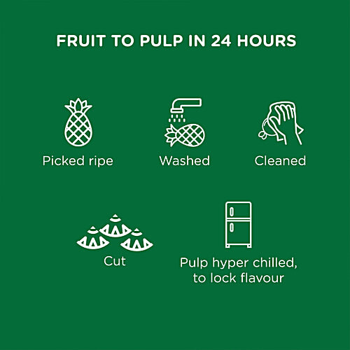 iD fresho! Pineapple Fruit Pulp - Frozen Dessert, 500 g Tub
