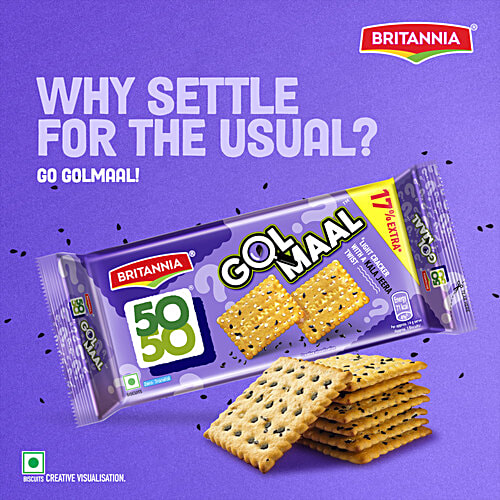 Britannia 50-50 Gol Maal Cracker, 200 g  