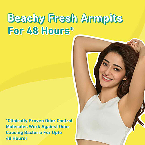 Plum BodyLovin' Hawaiian Rumba Deodorant Roll-On - Lactic Acid & Green Tea Extract, 50 ml  Fresh Beachy Fragrance, 48 Hour Odour Control, 100% Vegan