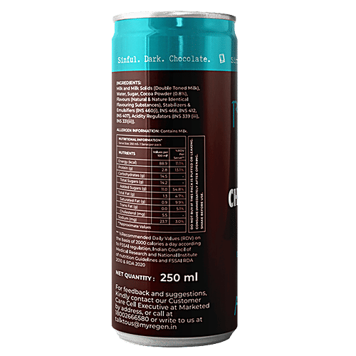 REGEN by Foodstrong Dark Chocolate Flavoured Milk, 250 ml Protein Rich