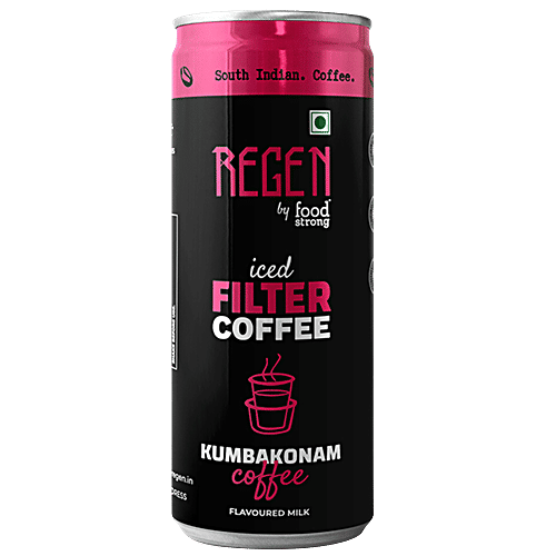 REGEN by Foodstrong Iced Filter Coffee - Kumbakonam Coffee Flavoured Milk, 250 ml