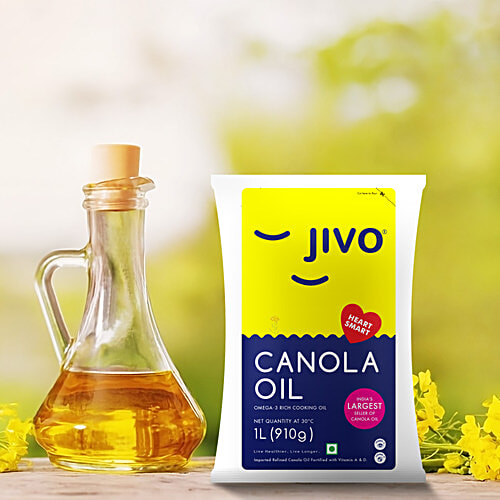 Buy Jivo Canola Omega3 Rich Cooking Oil 1 L Online at Best Price of Rs