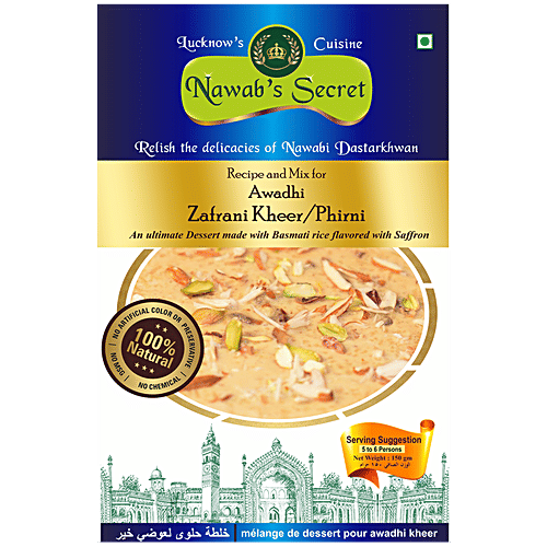 Nawab's Secret Zafrani Kheer/Phirni Mix, 150 g  