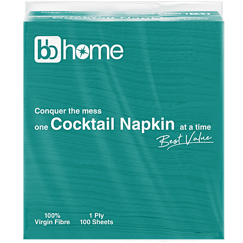 bb home Cocktail Napkin - 1 Ply, 100 Pulls
