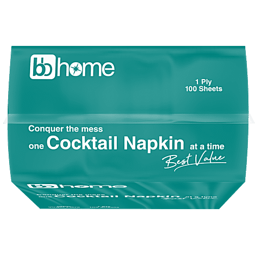 bb home Cocktail Napkin - 1 Ply, 100 Pulls