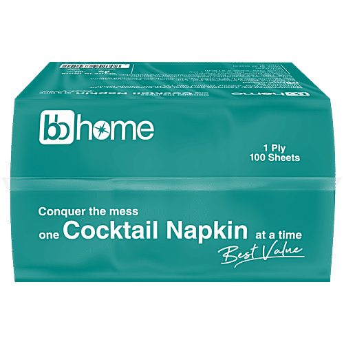bb home Cocktail Napkin - 1 Ply, 100 Pulls