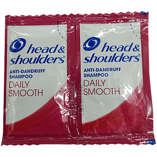 Buy head & shoulders AntiDandruff Shampoo Daily smooth Pouch Online at Best Price of Rs null