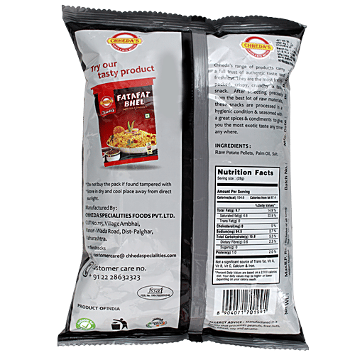 Chhedas Salted French Fries, 25 g Pouch 
