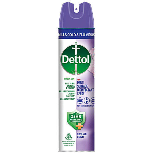 Buy Dettol MultiSurface Disinfectant Spray Orchard Bloom, 24 Hours