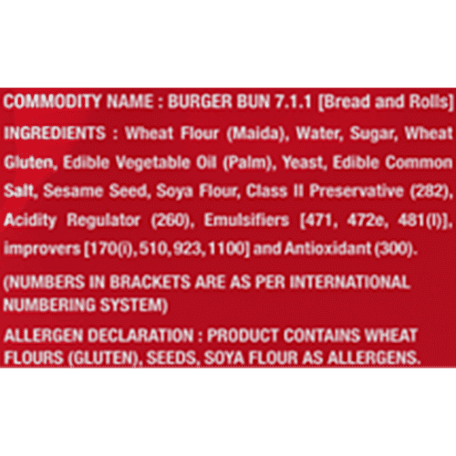 Good Morning American Burger Bun, 250 g