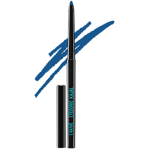 Lakme Eyeconic Kajal - Water-Proof & Smudge-Proof, 1.35 g Midnight Blue Lasts Upto 24 Hours