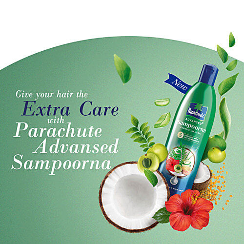 Parachute Advansed Sampoorna Coconut Hair Oil, 400 ml  For Long, Thick & Black Hair