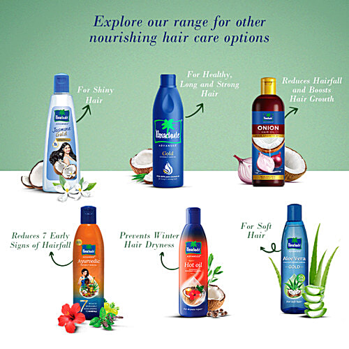 Parachute Advansed Sampoorna Coconut Hair Oil, 400 ml  For Long, Thick & Black Hair