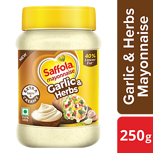 Buy Saffola Garlic & Herbs Mayonnaise Online at Best Price of Rs 109