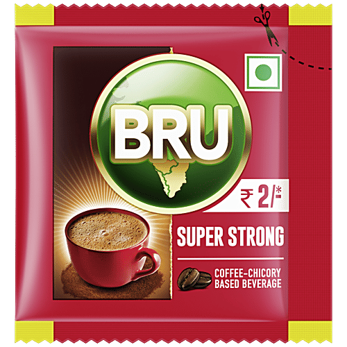 BRU Super Strong Coffee-Chicory, 2 g