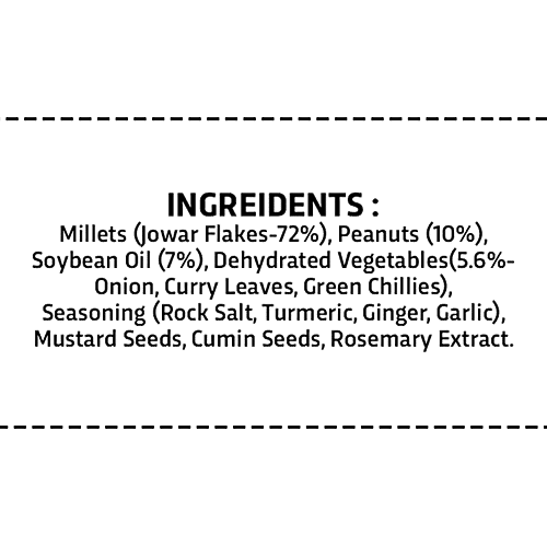 True Elements Jowar Poha, 50 g  Made with Jowar Flakes, Healthy Breakfast Cereal, Ready to Cook