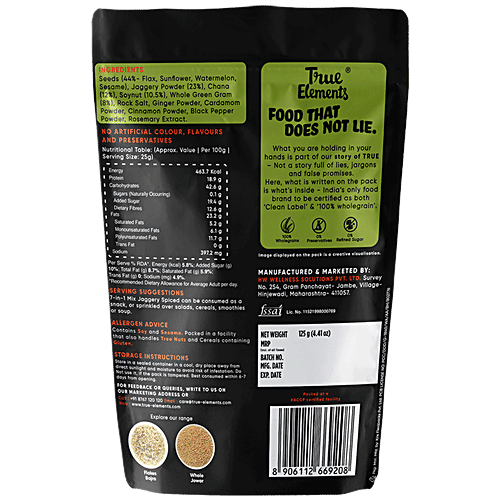 True Elements Jaggery Spiced 7-In-1 Mix, 125 g  