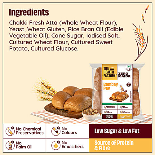 The Health Factory Bombay Pav, 156 g  