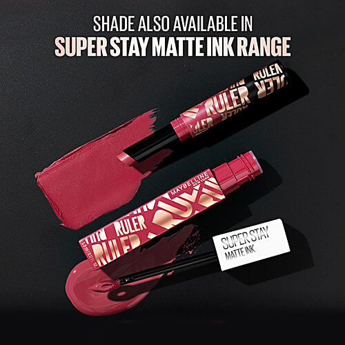 Maybelline New York Super Stay Matte Ink Liquid Lipstick, 5 ml Iconic Ruler 