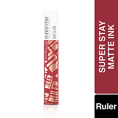 Maybelline New York Super Stay Matte Ink Liquid Lipstick, 5 ml Iconic Ruler 