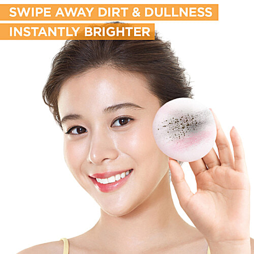 Garnier Vitamin C Micellar Water - Anti Pollution Cleanser For Dull Skin, Get 100% Clean Skin, 125 ml For Dull & Sensitive Skin