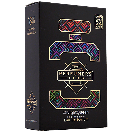 PERFUMERS CLUB Eau De Parfum - Night Queen, For Women, 50 ml  