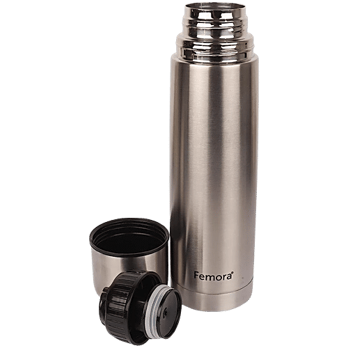 Femora Bullet Thermosteel Stainless Steel Water Bottle/Flask - Hot & Cold, 750 ml  