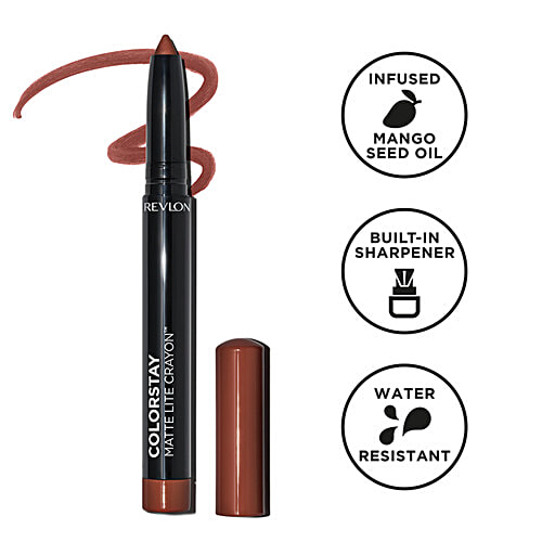 Revlon ColorStay Matte Lite Crayon, 1.4 g Souffle All Day Smudge-proof, flake-proof and water-resistant