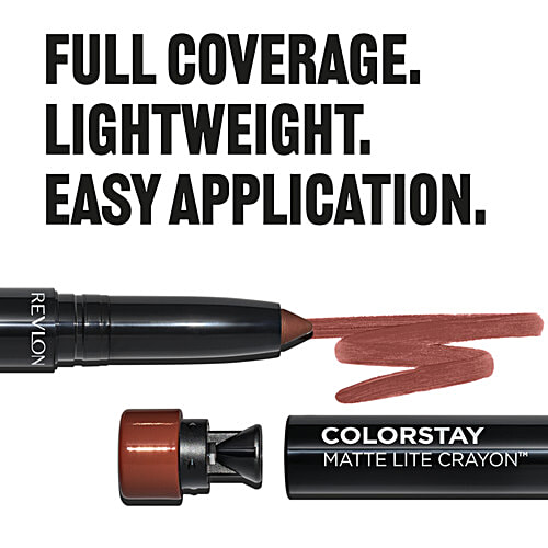 Revlon ColorStay Matte Lite Crayon, 1.4 g Souffle All Day Smudge-proof, flake-proof and water-resistant