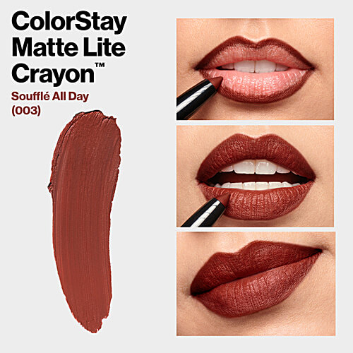 Revlon ColorStay Matte Lite Crayon, 1.4 g Souffle All Day Smudge-proof, flake-proof and water-resistant