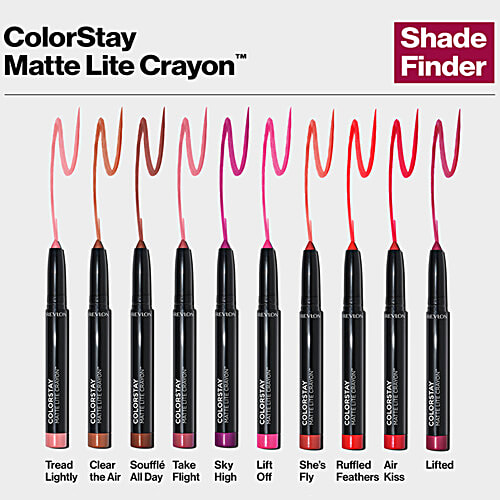 Revlon ColorStay Matte Lite Crayon, 1.4 g Souffle All Day Smudge-proof, flake-proof and water-resistant