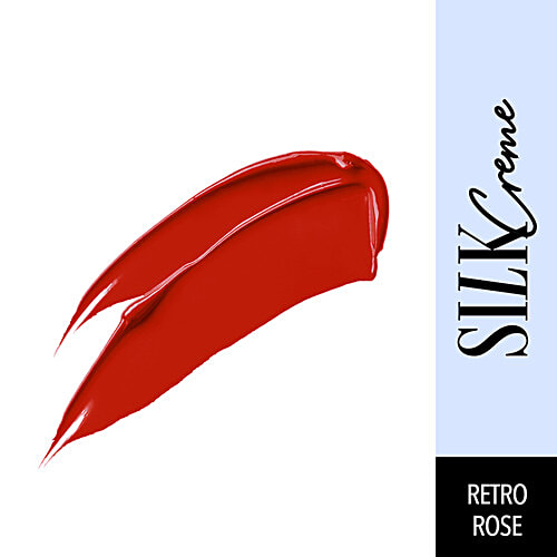 Blue Heaven Silk Creme Lipstick, 4 g Retro Rose Intense Colour, Dewy Finish, Non-sticky Feel