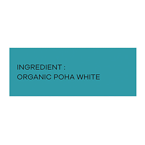 Jivamrit Organic Poha White, 500 g  